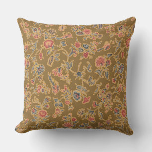 Coussin Chintz Fleur Classique Joli Design Floral Doux