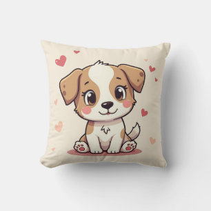 coussin chiot mignon