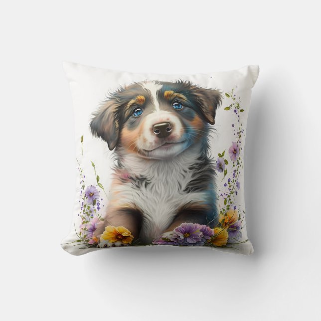 Coussin Chiot Mignon (Recto)