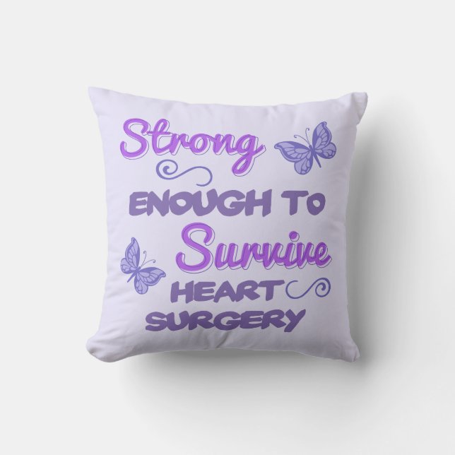 Coussin Chirurgie cardiaque féminine inspirante (Recto)