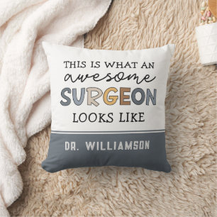 Coussin Chirurgien Personnalisé Drôle Awesome Chirurgien C