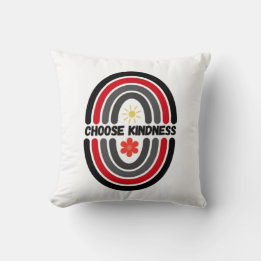 Coussin Choisis la gentillesse, rend le monde plus doux