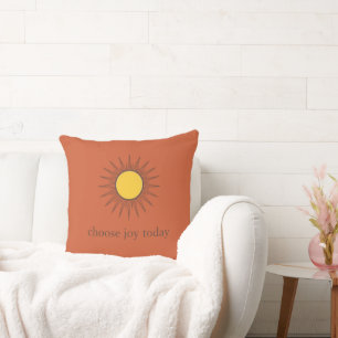 Coussin Choisissez la Joie Aujourd'hui