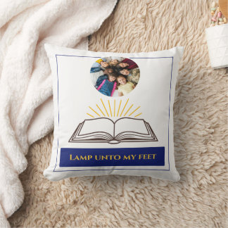 Coussin Christian Open Bible Rays Word of God