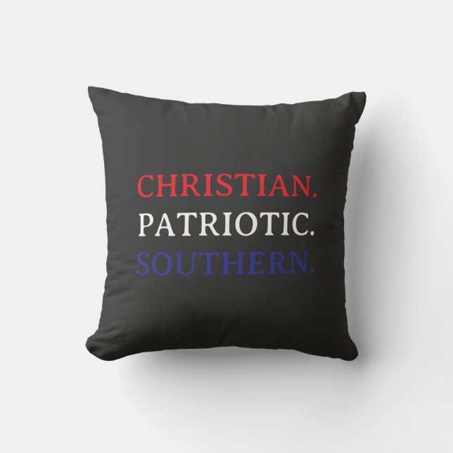 Coussin Christian. Patriotic. Southern. (Recto)