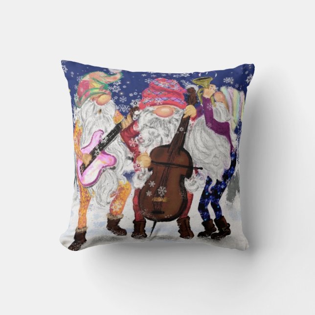 Coussin Christmas Band - Happy Song (Recto)