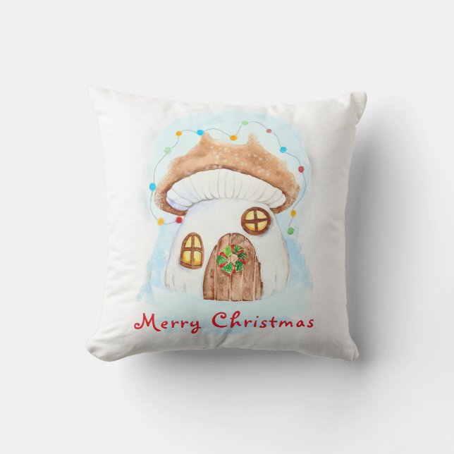 Coussin Christmas fairy house (Recto)