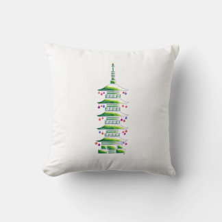 Coussin Christmas Pagoda Accent Pillow