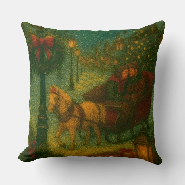 Coussin Christmas Throw Pillow (Recto)