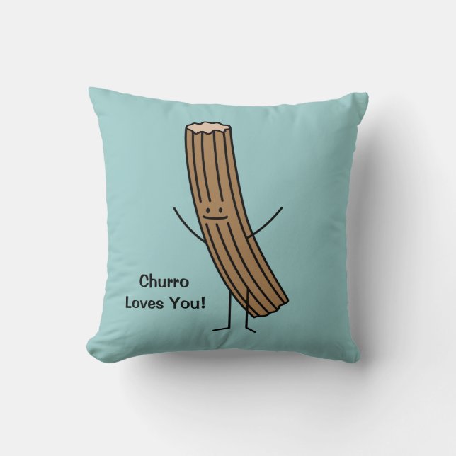 Coussin Churro vous aime ! (Recto)