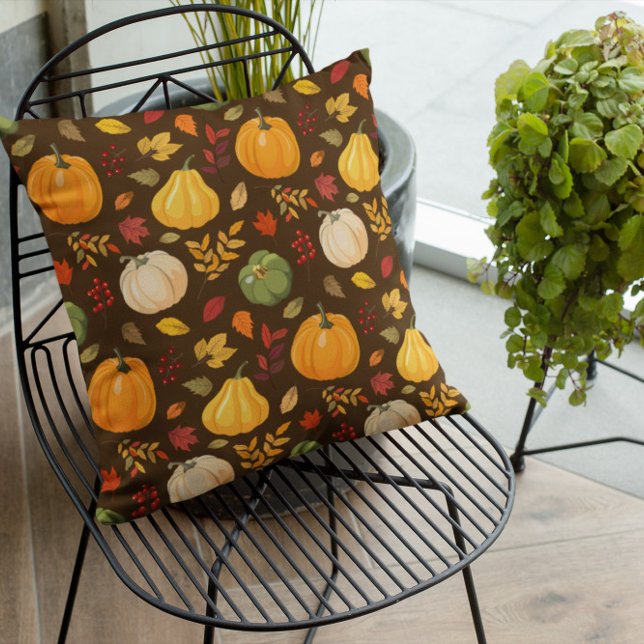 Coussin Chute citrouille d'épices (Créateur téléchargé)