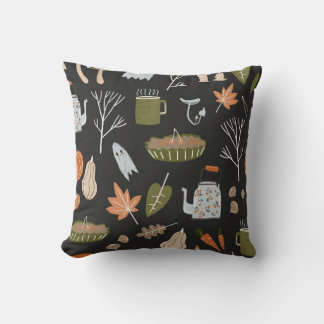 Coussin Chute en motif sans couture avec des éléments de n