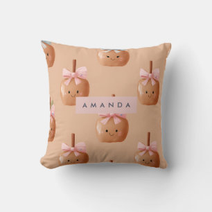 Coussin Chute Personnalisée Cosy Caramel Pomme Bow