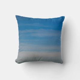 Coussin Ciel bleu moyen Rayures horizontales Ciel Nature