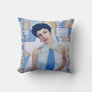 Coussin Cinéma Star Actress Vieux Hollywood icône du XXe s