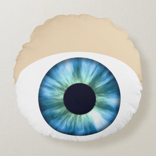 Coussin circulaire Blue Eye (Devant)