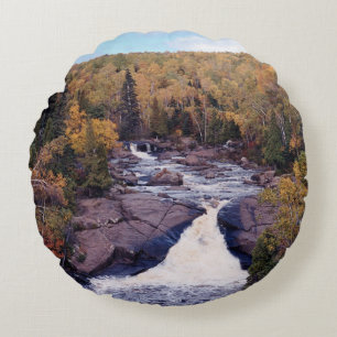 Coussin circulaire des chutes de la rivière Beaver