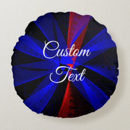 Coussin circulaire géométrique à Accentuation Abst