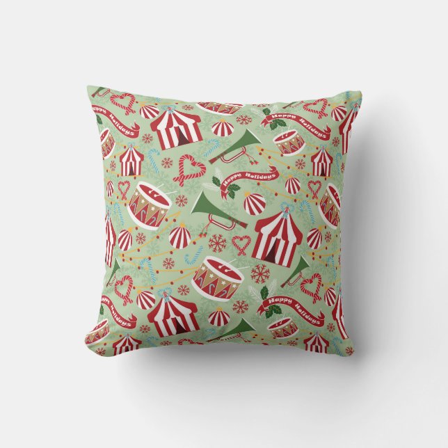 Coussin Cirque de Noël (Recto)