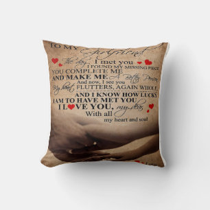 Coussin Citation d'amour pour amie Cadeau tendance