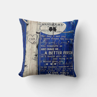 Coussin Citation D'Amour Pour L'Idée Cadeau Du Mari, Anniv