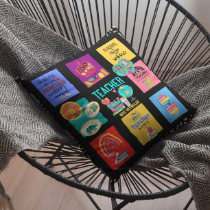 Coussin Citation de l'enseignant Cadeaux amusant décoratif