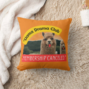 Coussin citation de llama