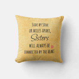 Coussin Citation de soeur inspirante