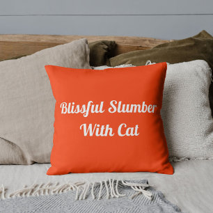 Coussin Citation drôle de chat animal de compagnie personn