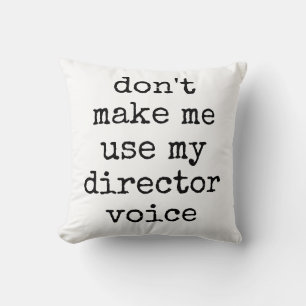 Coussin Citation du directeur du théâtre Funny Theatre Lov