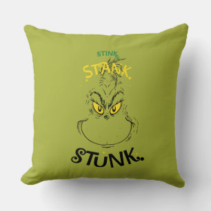 Coussin Citation Grinch Mister Stink Stunk