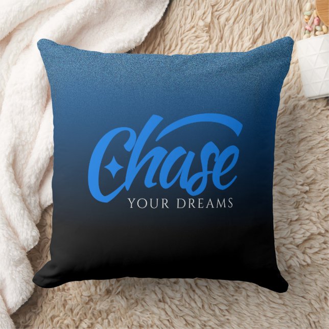 Coussin Citation Inspirationnelle Chasser vos rêves (Couverture)