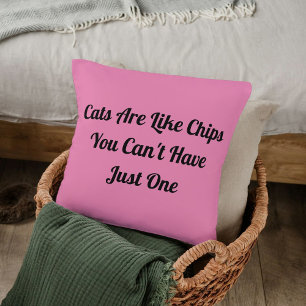 Coussin Citation noire drôle personnalisée pour amateur de