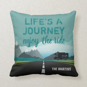 Coussin Citation retirée Teal personnalisé par   de voya