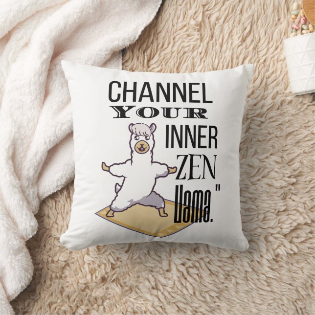 Coussin citations du llama (Couverture)