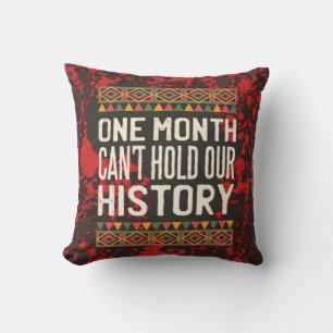 Coussin Citations du Mois de l'Histoire des Noirs - Ne peu