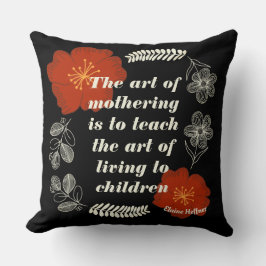 COUSSIN CITE PERSONNALISÉE D'ELAINE HEFFRON POUR LA JOURNÉ