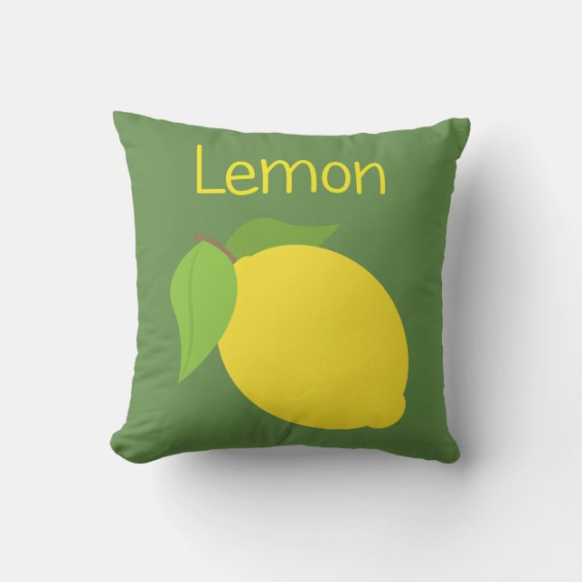 Coussin Citron (Recto)