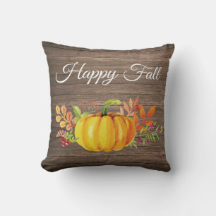 Coussin Citron D'eau De Couleur Rustique De L'automne Heur