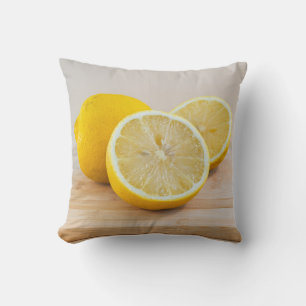 Coussin Citron jaune Citrus Alimentation Photographie Natu