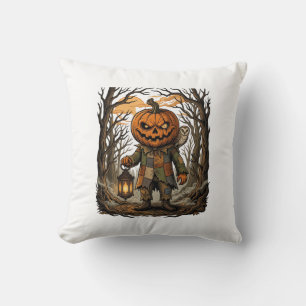 Coussin Citrouille Créative Épouvantail Lanterne Hibou Hal
