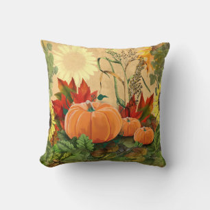 Coussin Citrouille d'automne