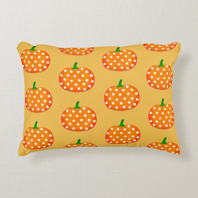 Coussin Citrouille d'automne (Devant)