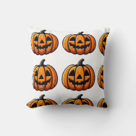Coussin Citrouille d'Halloween