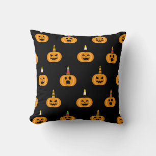 Coussin Citrouille licorne mignonne Cadeaux drôles d'Hallo