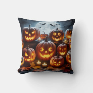 Coussin Citrouilles d'Halloween