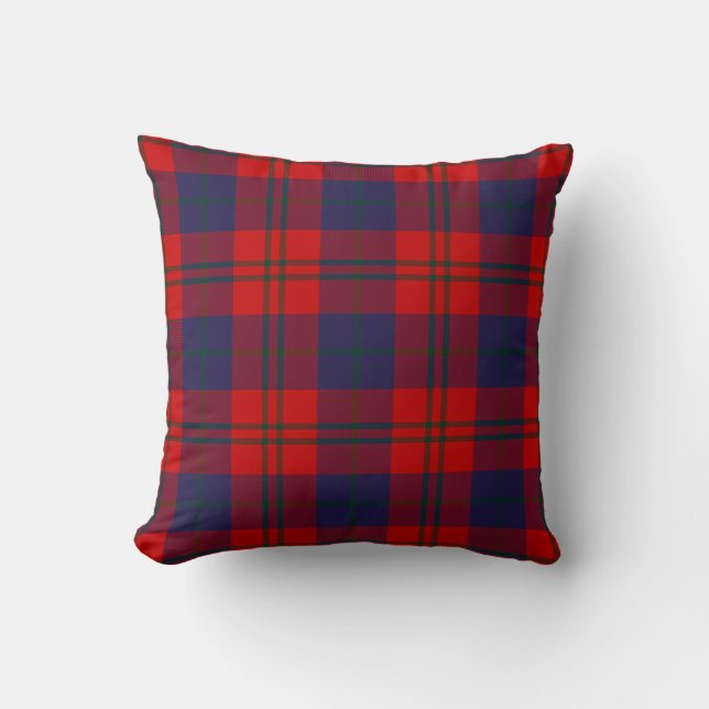 Coussin Clan écossais avec Tartan Plaid (Recto)
