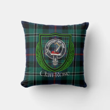 Clan écossais rose Tartan & Crest