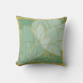Coussin Clasic Gold Vert Blanc
