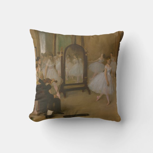 Coussin Classe Ballet | Edgar Degas | Danseur (Recto)